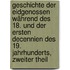 Geschichte der Eidgenossen während des 18. und der ersten Decennien des 19. Jahrhunderts, Zweiter Theil