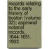 Records Relating To The Early History Of Boston (Volume 32); Aspinwall Notarial Records, 1644-1651. 1903