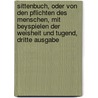 Sittenbuch, oder von den Pflichten des Menschen, mit Beyspielen der Weisheit und Tugend, dritte Ausgabe door Johann Heinrich Ernesti