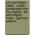Soll Und Haben (Debit   Credit): Condensed from the Original   Ed. with English Notes . (German Edition)