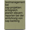 Testmanagement Bei Sap-projekten: Erfolgreich Planen Steuern Reporten Bei Der Einfuhrung Von Sap-banking door Domenico Vivenzio