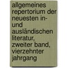 Allgemeines Repertorium der Neuesten In- und Ausländischen Literatur, zweiter Band, vierzehnter Jahrgang door Christian Daniel Beck