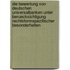 Die Bewertung Von Deutschen Universalbanken Unter Beruecksichtigung Rechtsformspezifischer Besonderheiten door Rainer Zensen