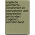 Englische Geschichte, vornehmlich im sechzehnten und siebzehnten Jahrhundert. (Register.). Sechster Band.