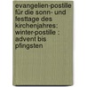 Evangelien-postille Für Die Sonn- Und Festtage Des Kirchenjahres: Winter-postille : Advent Bis Pfingsten door Wilhelm Löhe