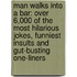 Man Walks Into A Bar: Over 6,000 Of The Most Hilarious Jokes, Funniest Insults And Gut-Busting One-Liners