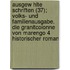 Ausgew Hlte Schriften (37); Volks- Und Familienausgabe. Die Granitcolonne Von Marengo 4 Historischer Roman