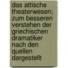 Das attische Theaterwesen; zum besseren Verstehen der griechischen Dramatiker nach den Quellen dargestellt door Schneider