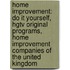 Home Improvement: Do It Yourself, Hgtv Original Programs, Home Improvement Companies of the United Kingdom