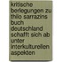 Kritische Berlegungen Zu Thilo Sarrazins Buch Deutschland Schafft Sich Ab  Unter Interkulturellen Aspekten