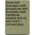 Loose-leaf Business Math Procedures With Business Math Handbook, Student Dvd V2, Wsj Insert + Connect Plus