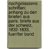 Nachgelassene Schriften: Anhang Zu Den Briefen Aus Paris. Briefe Aus Der Schweiz, 1832-1833, Fuenfter Band