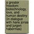 A Greater Freedom: Biotechnology, Love, and Human Destiny (in Dialogue with Hans Jonas and Jurgen Habermas)