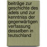Beiträge Zur Geschichte Des Adels Und Zur Kenntniss Der Gegenwärtigen Verfassung Desselben In Teutschland door Friedrich Georg August Schmidt