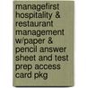ManageFirst Hospitality & Restaurant Management W/Paper & Pencil Answer Sheet and Test Prep Access Card Pkg door National Restaurant Associatio