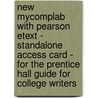 New MyCompLab with Pearson Etext - Standalone Access Card - for the Prentice Hall Guide for College Writers door Stephen Reid