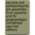 Spinoza Und Schleiermacher, Die Geschicke Ihrer Systeme Und Ihr Gegenseitiges Verhältniss (German Edition)