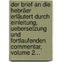 Der Brief An Die Hebräer Erläutert Durch Einleitung, Uebersetzung Und Fortlaufenden Commentar, Volume 2...