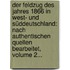 Der Feldzug Des Jahres 1866 In West- Und Süddeutschland: Nach Authentischen Quellen Bearbeitet, Volume 2...