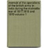 Memoir of the Operations of the British Army in India During the Mahratta War of 1817,1818 and 1819 Volume 1