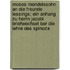 Moses Mendelssohn An Die Freunde Lessings: Ein Anhang Zu Herrn Jacobi Briefwechsel Ber Die Lehre Des Spinoza