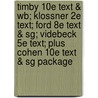 Timby 10e Text & Wb; Klossner 2e Text; Ford 8e Text & Sg; Videbeck 5e Text; Plus Cohen 10e Text & Sg Package door Lippincott Williams