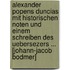 Alexander Popens Duncias mit historischen Noten und einem Schreiben des Uebersezers ... [johann-jacob Bodmer]