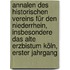 Annalen Des Historischen Vereins Für Den Niederrhein, Insbesondere Das Alte Erzbistum Köln, Erster Jahrgang