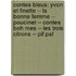 Contes Bleus: Yvon Et Finette -- La Bonne Femme -- Poucinet -- Contes Boh Mes -- Les Trois Citrons -- Pif Paf