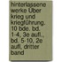 Hinterlassene Werke Über Krieg Und Kriegführung. 10 Bde. Bd. 1-4, 3E Aufl., Bd. 5-10, 2E Aufl, Dritter Band