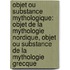 Objet Ou Substance Mythologique: Objet de La Mythologie Nordique, Objet Ou Substance de La Mythologie Grecque