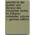 Geschichte Der Quellen Und Literatur Des Römischen Rechts Im Früheren Mittelalter, Volume 1 (German Edition)