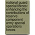 National Guard Special Forces: Enhancing the Contributions of Reserve Component Army Special Operations Forces