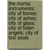 The Mortal Instruments: City of Bones; City of Ashes; City of Glass; City of Fallen Angels; City of Lost Souls