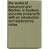the Works of Beaumont and Fletcher, in Fourteen Volumes (Volume 9); with an Introduction and Explanatory Notes