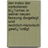Der Index Der Verbotenen Bï¿½Cher. in Seiner Neuen Fassung Dargelegt Und Rechtlich-Historisch Gewï¿½Rdigt