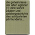 Die Geheimnisse Der Alten Egipzier [!]: Eine Wahre Zauber Und Geistergeschichte Des Achtzehnten Jahrhunderts...