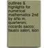Outlines & Highlights For Numerical Mathematics 2Nd By Alfio M. Quarteroni; Riccardo Sacco; Fausto Saleri, Isbn