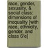 Race, Gender, Sexuality, & Social Class: Dimensions of Inequality [With Race, Ethnicity, Gender, and Class 6/E]