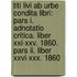Titi Livi Ab Urbe Condita Libri: Pars I. Adnotatio Critica. Liber Xxi-Xxv. 1860.  Pars Ii. Liber Xxvi-Xxx. 1860