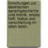 Forschungen zur lateinischen Sprachgeschichte und Metrik. Erstes Heft. Hiatus und Verschleifung im alten Latein.