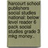 Harcourt School Publishers Social Studies National: Below Level Reader 6 Pack Social Studies Grade 3 Mkg Money..