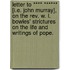 Letter to **** ****** [i.e. John Murray], on the Rev. W. L. Bowles' Strictures on the life and writings of Pope.