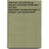 Mecheln Und Würzburg. Stizzen und Bilder entworfen auf den Katholiken-Versammlungen in Belgien und Deutschland. door Andreas Niedermayer