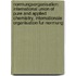 Normungsorganisation: International Union Of Pure And Applied Chemistry, Internationale Organisation Fur Normung