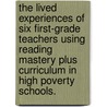 The Lived Experiences of Six First-Grade Teachers Using Reading Mastery Plus Curriculum in High Poverty Schools. door Elizabeth I. Elias