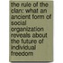 The Rule of the Clan: What an Ancient Form of Social Organization Reveals about the Future of Individual Freedom