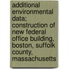 Additional Environmental Data; Construction of New Federal Office Building, Boston, Suffolk County, Massachusetts by United States General Administration