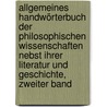 Allgemeines Handwörterbuch der philosophischen Wissenschaften nebst ihrer Literatur und Geschichte, Zweiter Band by Wilhelm Traugott Krug