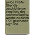 Einige Zweifel Über Die Geschichte Der Vergiftung Des Nachtmahlweins: Welche Zu Zürich 1776 Geschehen Seyn Soll
